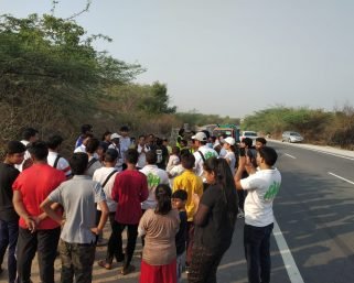 सेव अरावली संस्था द्वारा चलाया गया सफाई अभियान